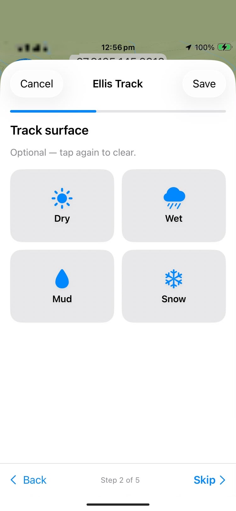 Step 2 — the surface you found it in. Optional.